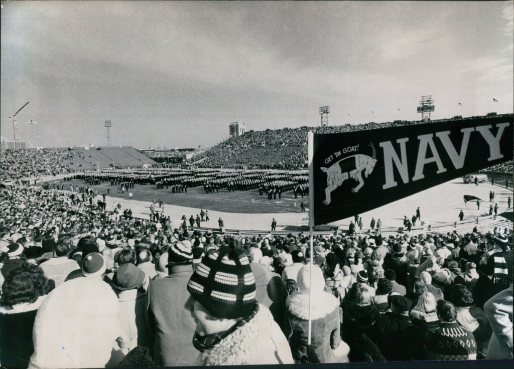 black friday army navy football game in 1950s