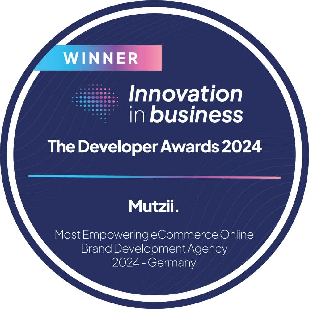 Oct24312 Mutzii. The Developer Awards 2024 Winners Badge