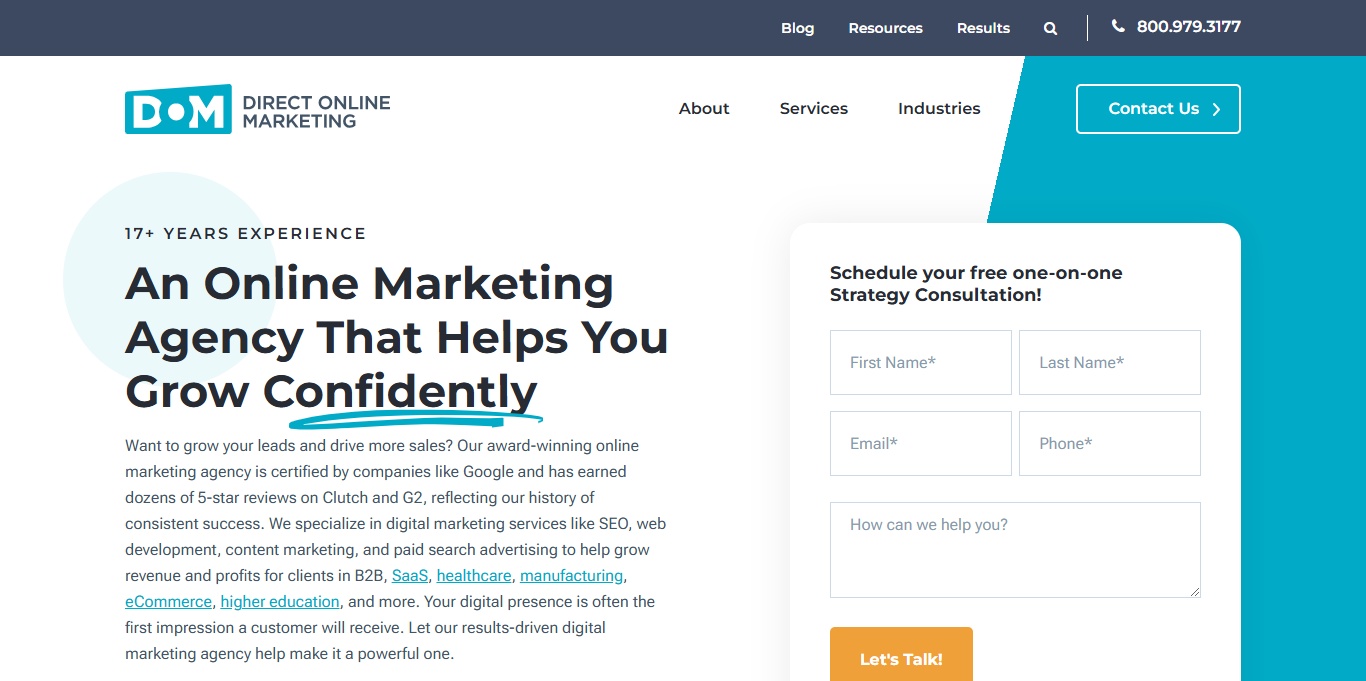 Top Digital Marketing Agency for Small Businesses - Direct Online Marketing